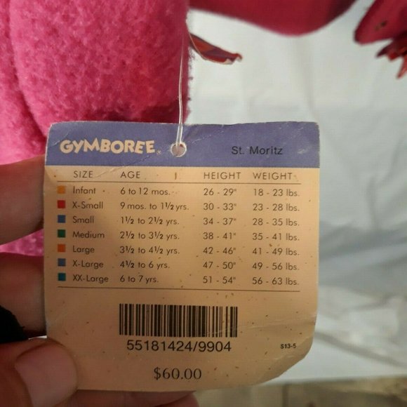 NEW XL GIRLS GYMBOREE PINK FLORAL WINTER JACKET - Picture 6 of 11